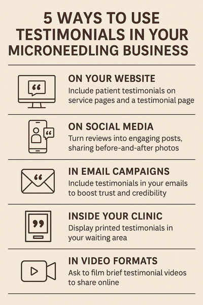How to Use Patient Testimonials to Grow Your Microneedling Business