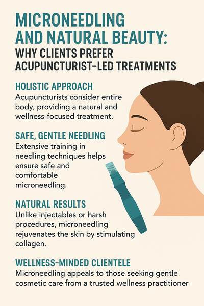 Microneedling and Natural Beauty: Why Clients Prefer Acupuncturist-Led Treatments