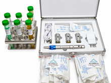 Load image into Gallery viewer, ALL INCLUSIVE PROFESSIONAL GRADE KIT | INCLUDES OUR NEWEST ACUMICRO PLUS+ PEN (Highest RPM) + ALL 7 TCM SERUMS + NEEDLE TIPS + HYALURONIC ACID